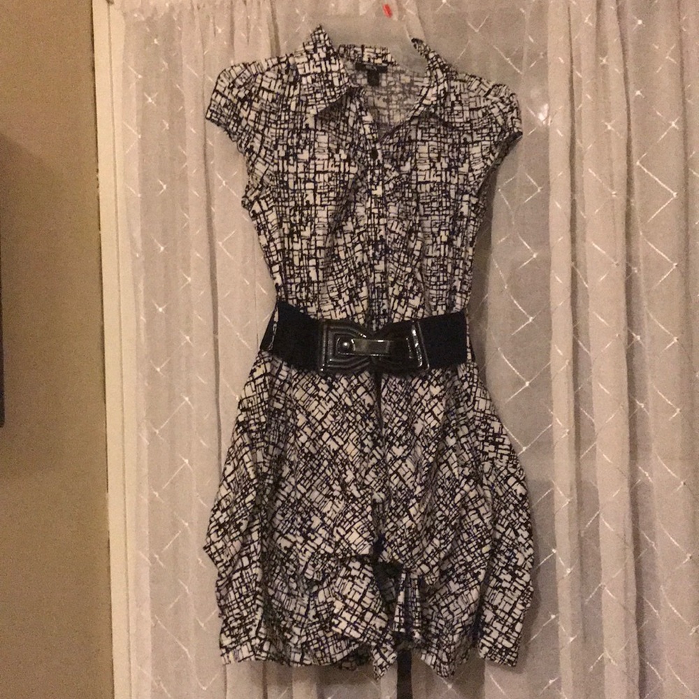 Black and White Dress